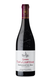 CHATEAUNEUF-DU-PAPE-DOMAINE DE FONT DE COURTEDUNE-ROUGE-2021-75CL***